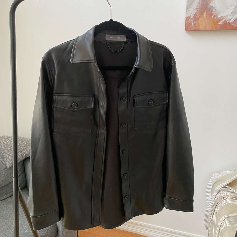 Leather Shacket